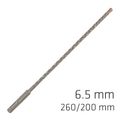 Force X 6.5 X 260/200 Sds-plus Rebar Drill Bit X4 Cutting Edges