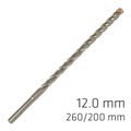 Force X 12.0 X 260/200 Sds-plus Rebar Drill Bit X4 Cutting Edges