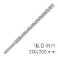 Force X 16.0 X 260/200 Sds-plus Rebar Drill Bit X4 Cutting Edges