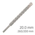 Force X 20.0 X 250/200 Sds-plus Rebar Drill Bit X4 Cutting Edges