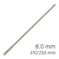 Force X 8.0 X 310/250 Sds-plus Rebar Drill Bit X4 Cutting Edges