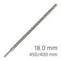 Force X 18.0 X 450/400 Sds-plus Rebar Drill Bit X4 Cutting Edges