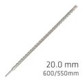 Force X 20.0 X 600/550 Sds-plus Rebar Drill Bit X4 Cutting Edges