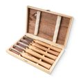 Chisel Set Wood Turning 270mm Hss 5 Piece Wood Case