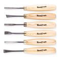 Chisel Set Wood Carving 6 Piece Wooden Box