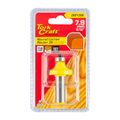 TORK CRAFT  CKP1208 Corner Round Router Bit 3/8 Inch Radius with 1/2 Inch Shank