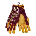 Ladies Slim Fit Small Garden Gloves Maroon