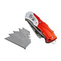 Knife Utility S/steel Blades Foldable With 5 Spare Blades