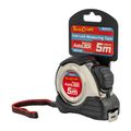 Measuring Tape Self Lock 5m X 19mm S/s & Rubber Casing Matt Finish