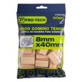 Domino Tenon 8x40mm 50pc Pack Beech Wood