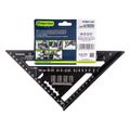 Rafter Square 180mm Aluminium