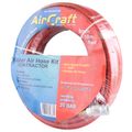 Rubber Hose Kit 8mmx10m Red W/aro Coupler