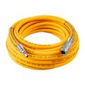 Flex Air Hose Kit 6mm X 10m Orange W/quick Coupler & Connector Yohkon