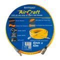 Flex Air Hose Kit 6mm X 10m Orange W/quick Coupler & Connector Yohkon