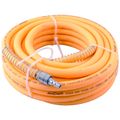 Flex Air Hose Kit 10mm X 10m Orange W/quick Coupler & Connector Yohko
