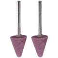 TORK CRAFT Mini Grinding Stone 15.9mm Cone 3.2mm Shank 2 Piece