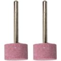 TORK CRAFT Mini Grinding Stone 14.9mm Cylinder 3.2mm Shank 2 Piece