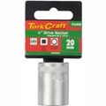 Socket 20mm X 27.8mm 1/2' Drive Crv 12 Point