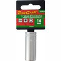 Socket 14mm 1/4' Dr Deep Socket Crv 12 Point