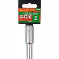 Socket 8mm 1/2' Dr Deep Socket Crv 12 Point