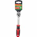 Ratchet 150mm 1/4'dr Offset Ergonomic Grip