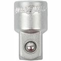 Socket Adaptor 1/4f X 3/8m Square