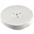 White Buff/mop 150mm X 2 Section 20mm Thick