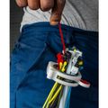 TORK CRAFT  TCCTH001 Cable Tie Holder 38mm & Carabiner Clip Lumin Material With 50pc Assorted Cable Ties 2.5 x 150mm