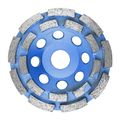 Dia. Cup Wheel 115mm X 22.23mm Dbl Row Laser Welded Industrial