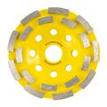 Dia. Cup Wheel 115mm X 22.23mm Dbl Row Cold Pressed Economy