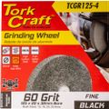 Grinding Wheel 125 X 20 X 32mm Bore Fine 60g Black
