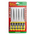 Needle File Set 6pc Flat/rnd/square/tri-angle/taper Flat/half Rnd
