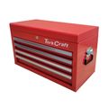 TORK CRAFT Empty 4-Drawer Top Tool Box with Top Tray 660 x 310 x 380mm TCTB002
