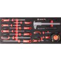TORK CRAFT 154-Piece 3-Drawer Track Box Tool Set 535 x 255 x 315mm TCTB154