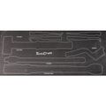 TORK CRAFT 154-Piece 3-Drawer Track Box Tool Set 535 x 255 x 315mm TCTB154