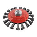 Wire Cup Brush Twisted Bevel Plain 115mmxm14 Bulk