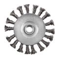 Wire Cup Brush Twisted Bevel Plain 115mmxm14 Bulk