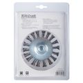 Wire Cup Brush Twisted Bevel Plain 115mmxm14 Blister