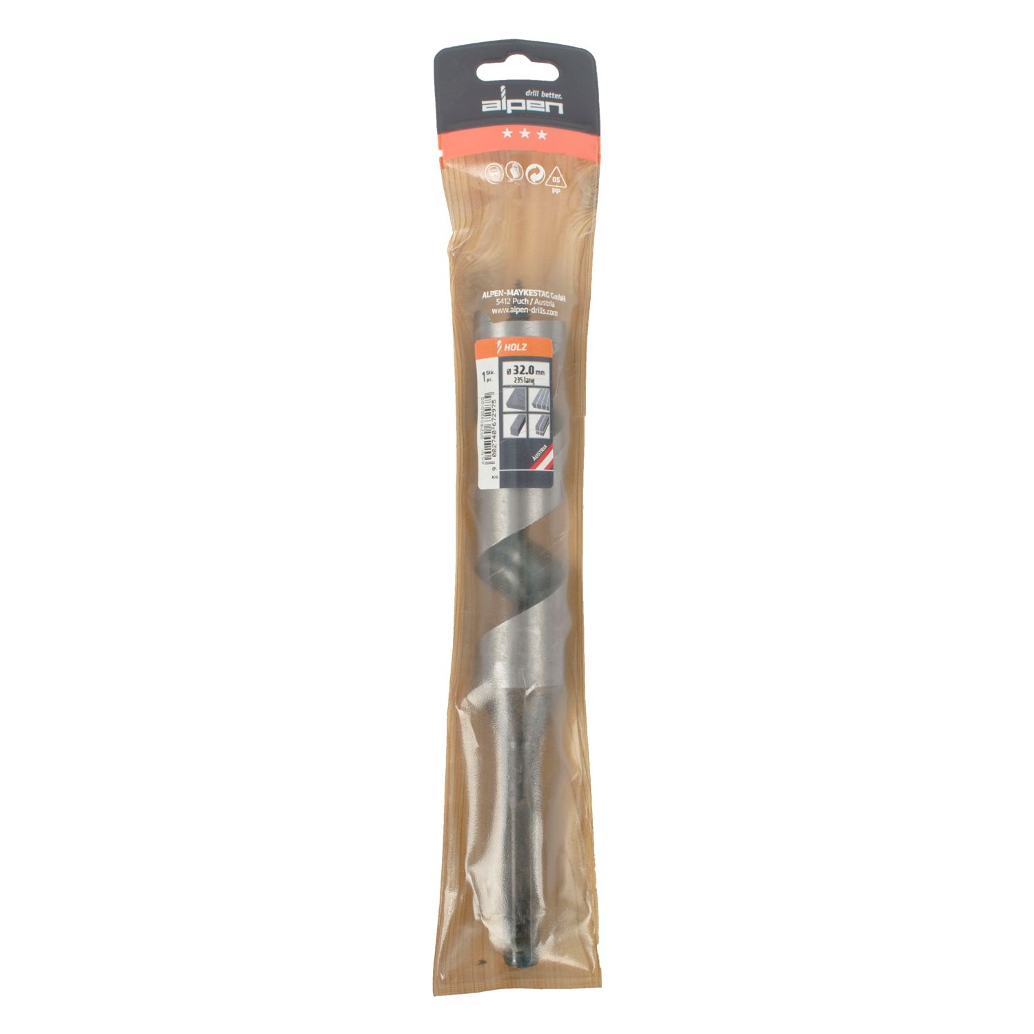 Wood Auger Drill Bit 32 X 235mm