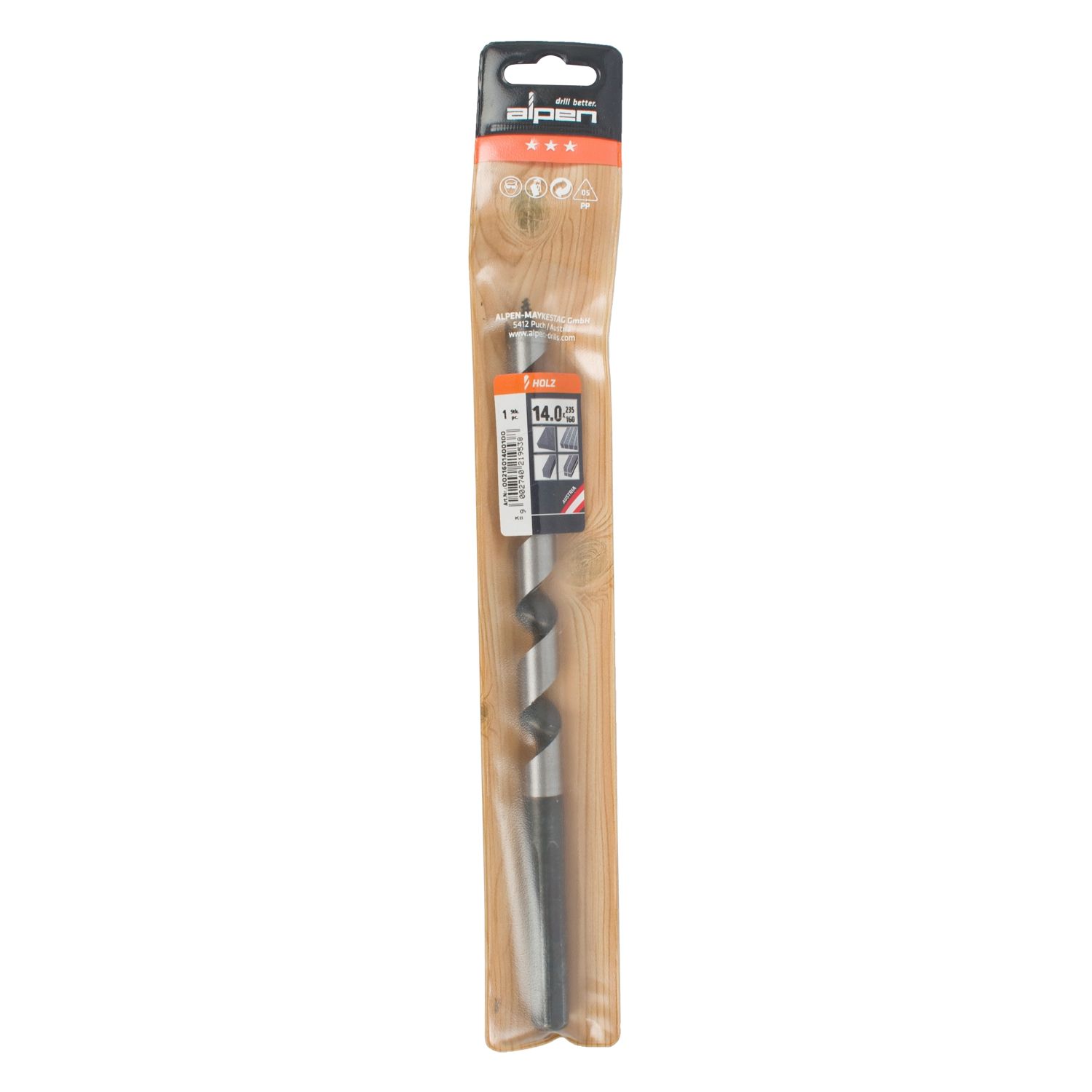 Wood Auger Drill Bit 14 X 235mm