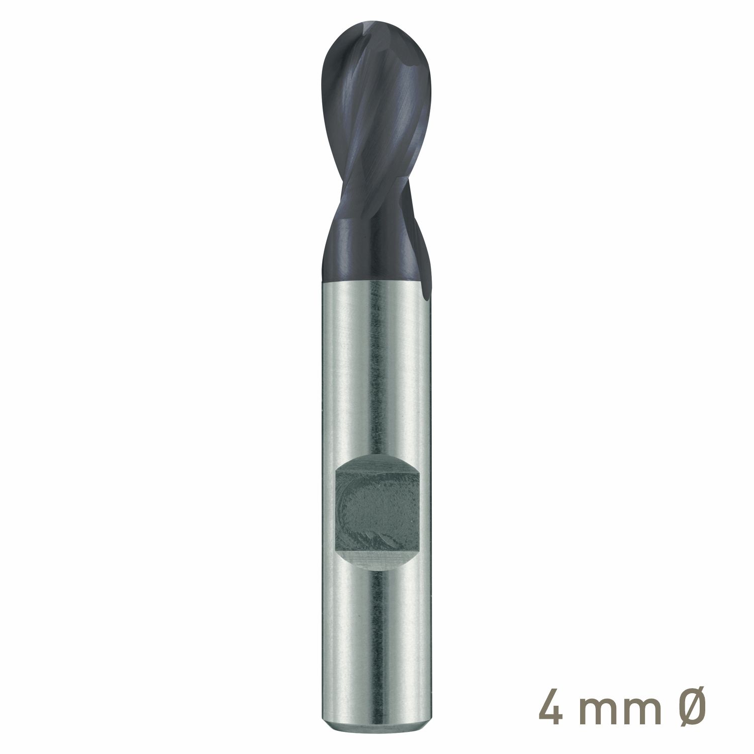 MAYKESTAG ALUNIT HSS-Co8 Slot End Mill With Radius 4mm Short Series