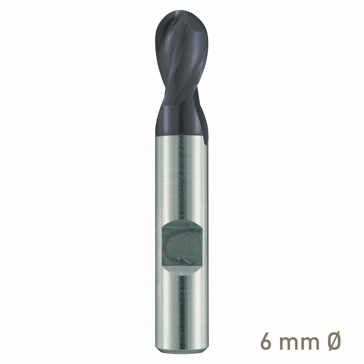 MAYKESTAG ALUNIT HSS-Co8 slot end mill with radius 6mm short series