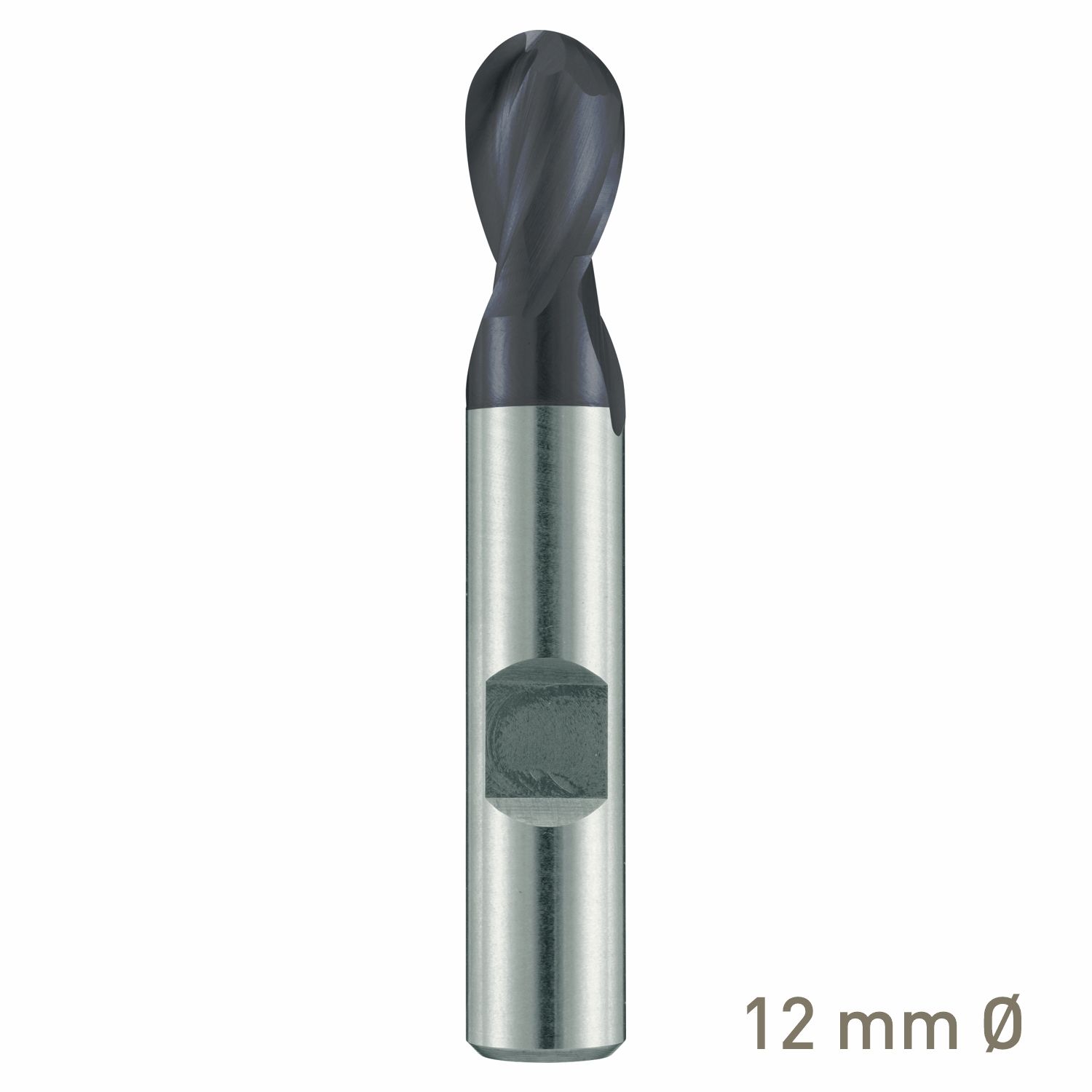 MAYKESTAG ALUNIT HSS-Co8 slot end mill with radius 12mm short series