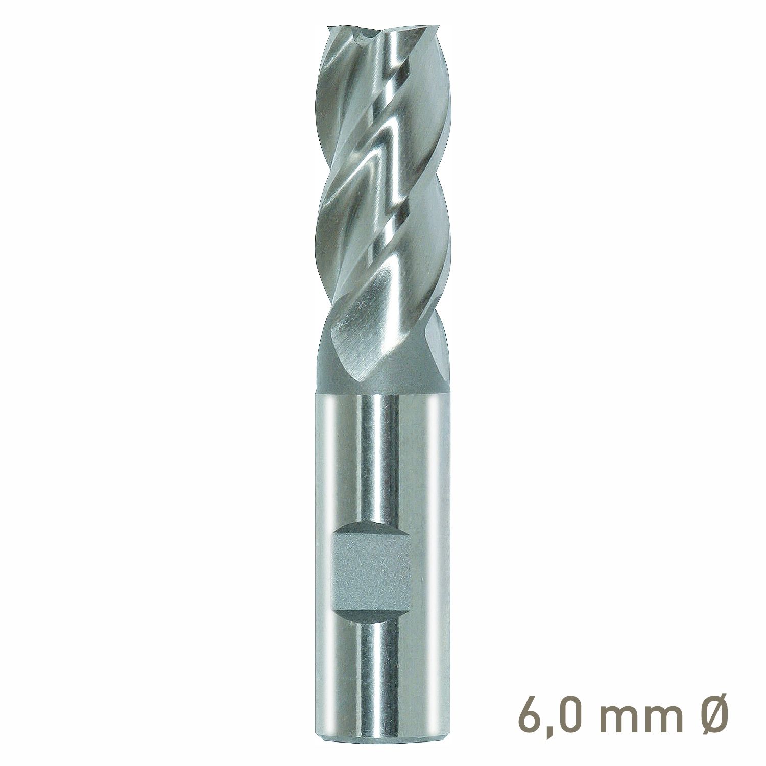 MAYKESTAG HSS-Co8 end mill 6mm short series DIN 844 K