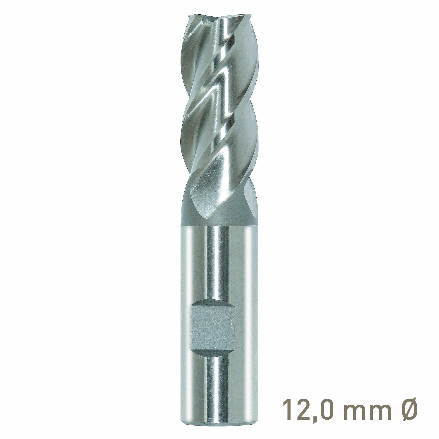 MAYKESTAG HSS-Co8 end mill 12mm short series DIN 844 K