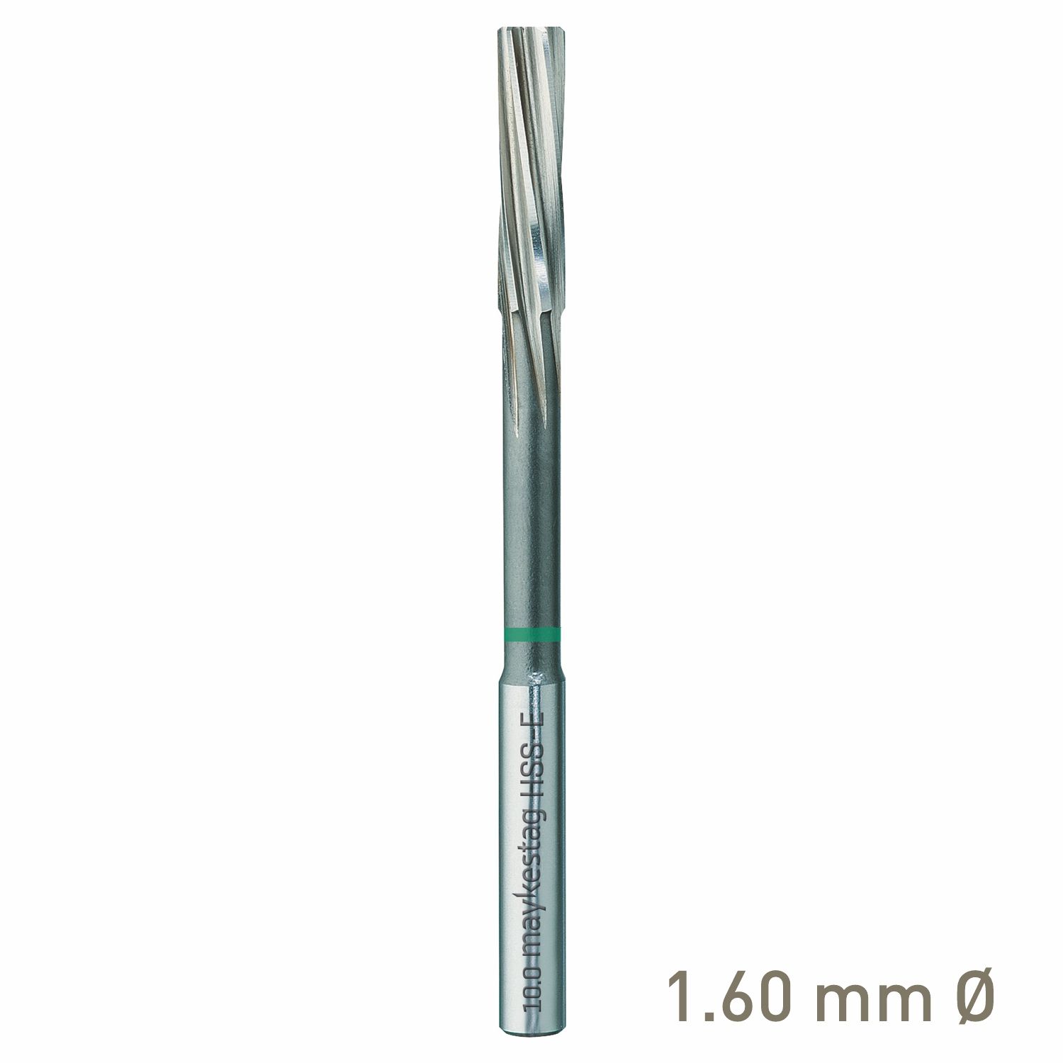 MAYKESTAG HSS-E NC Machine Reamer 1.6mm Left-Hand Spiral Industrial
