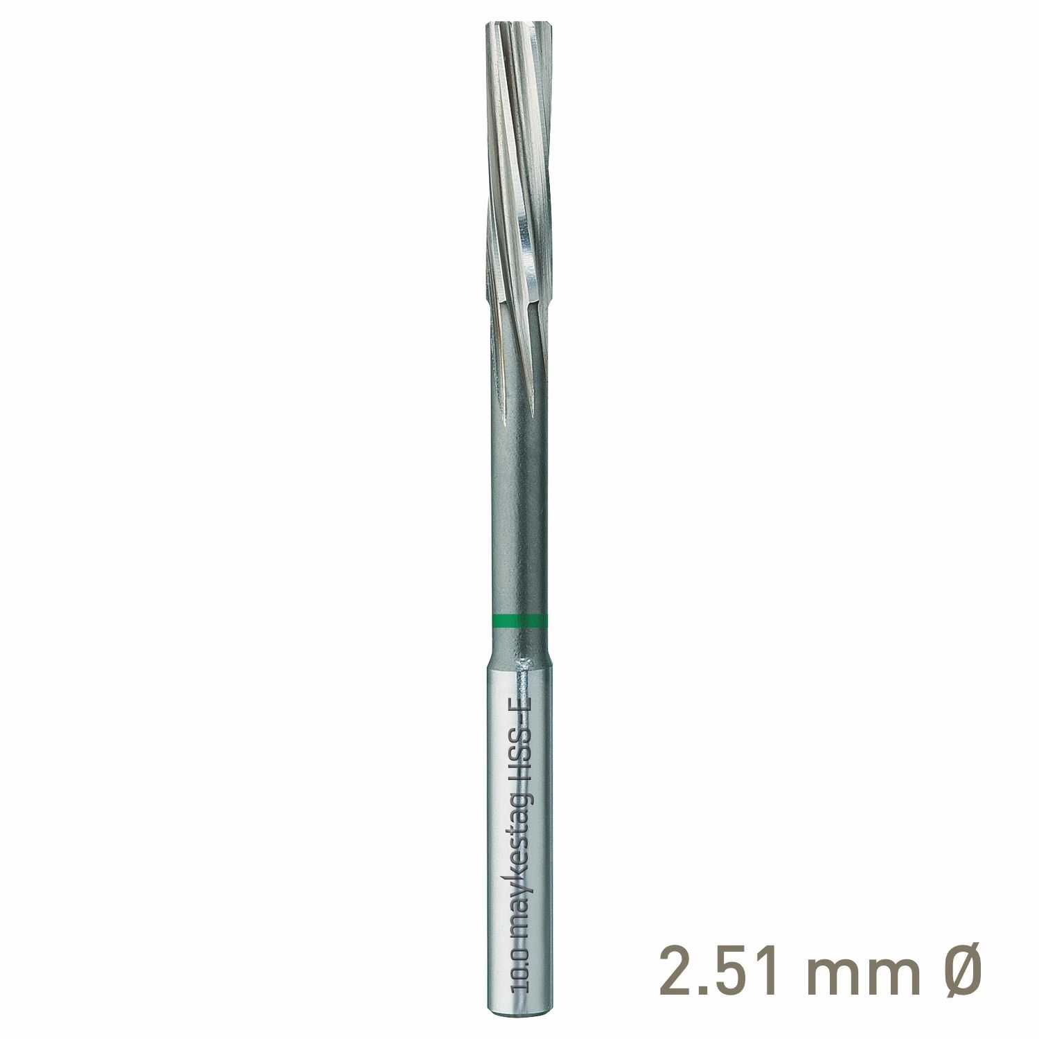 MAYKESTAG HSS-E NC Machine Reamer 2.51mm Nominal Shank Form D