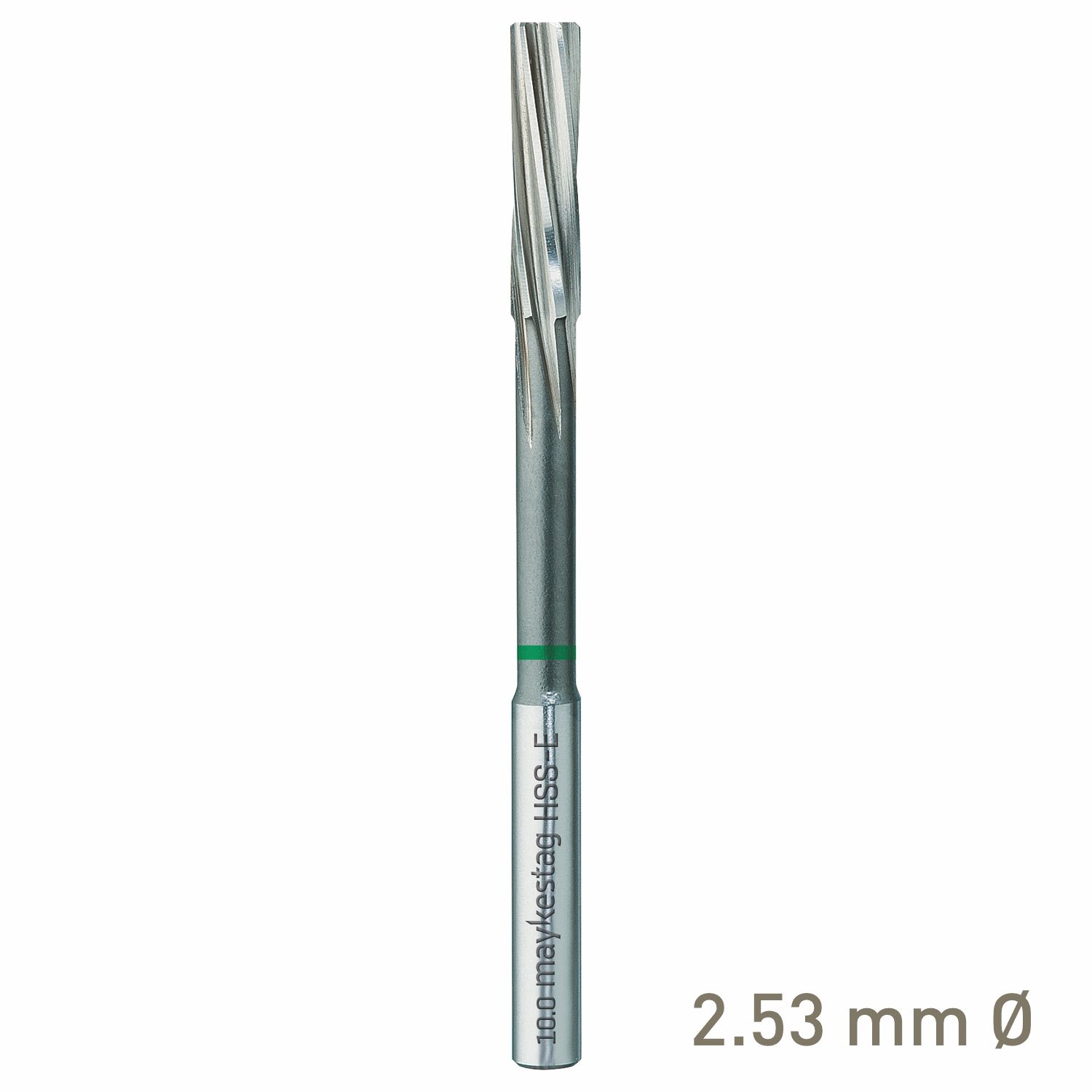 MAYKESTAG HSS-E NC Machine Reamer 2.53mm Nominal Shank Form D