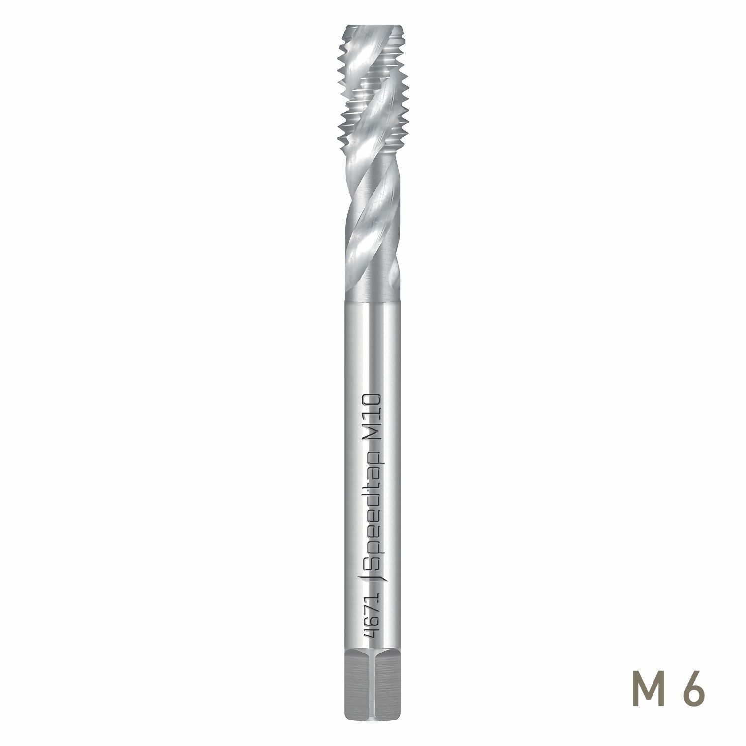 MAYKESTAG Speedtap Universal HSSE-V3 Machine Tap M6 Spiral Fluted DIN 376