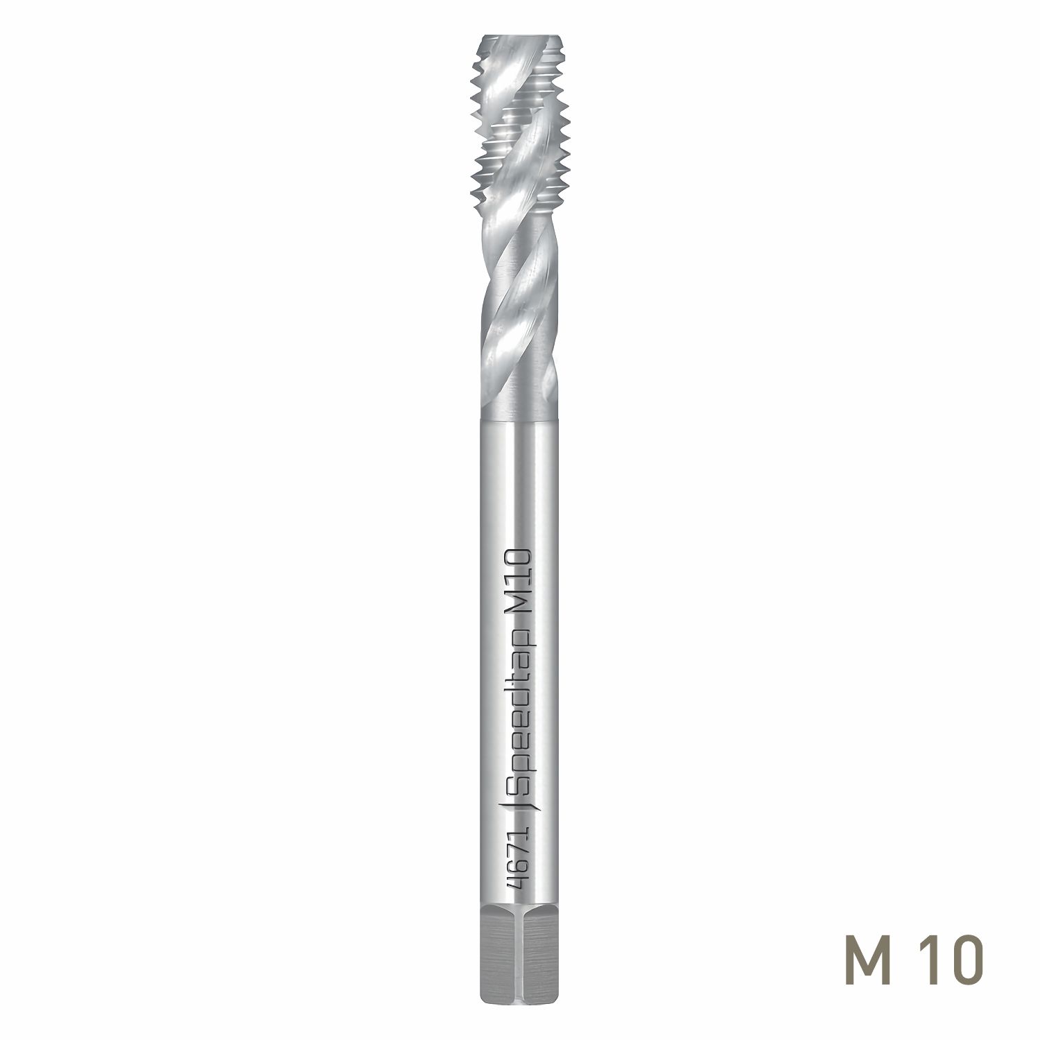 MAYKESTAG Speedtap Universal HSSE-V3 Machine Tap M10 Spiral Fluted DIN 376